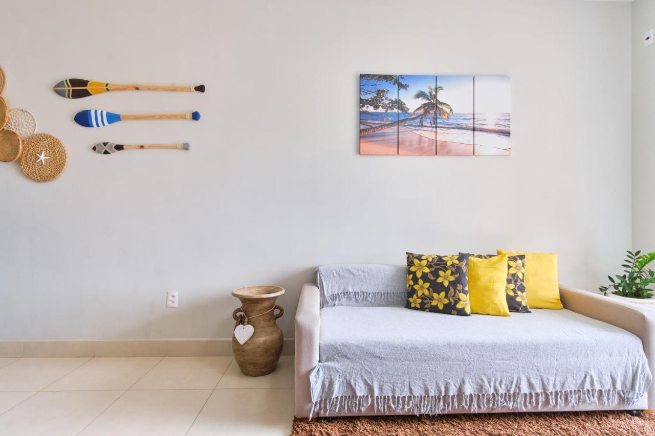 אובטובה Dois Quartos, Sacada Com Churrasqueira, A 400 Mts Do Projeto Tamar E 800 Mts Do Aquario מראה חיצוני תמונה
